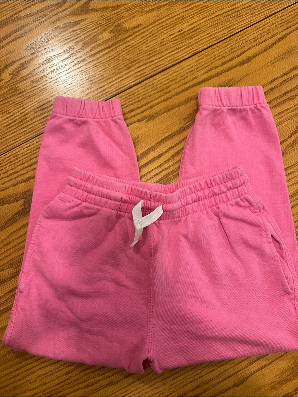 Hanna Andersson Bright Pink Kids Jogger Sweatpants Size 5